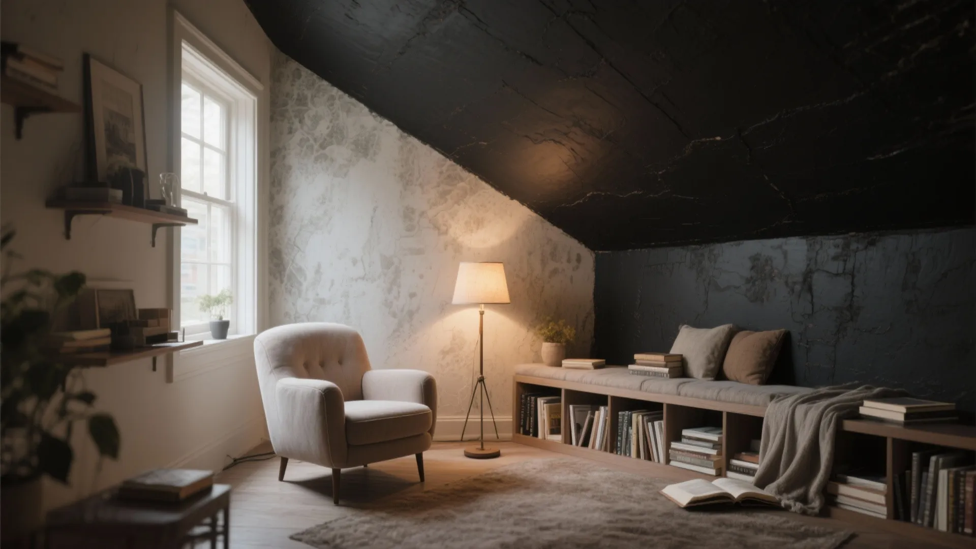 7. Extend Black to One Feature Wall