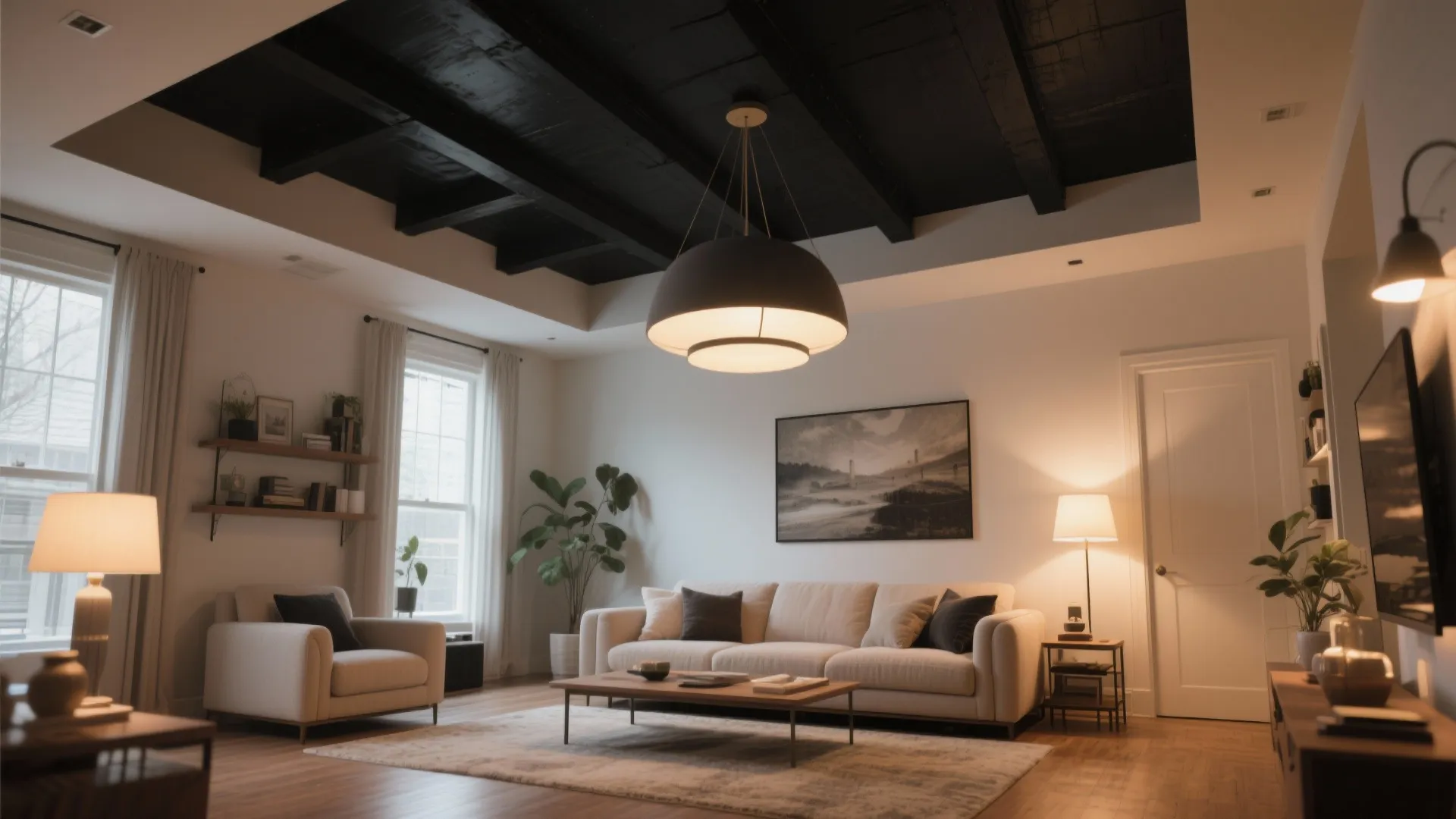 8. Black Ceiling for Drama