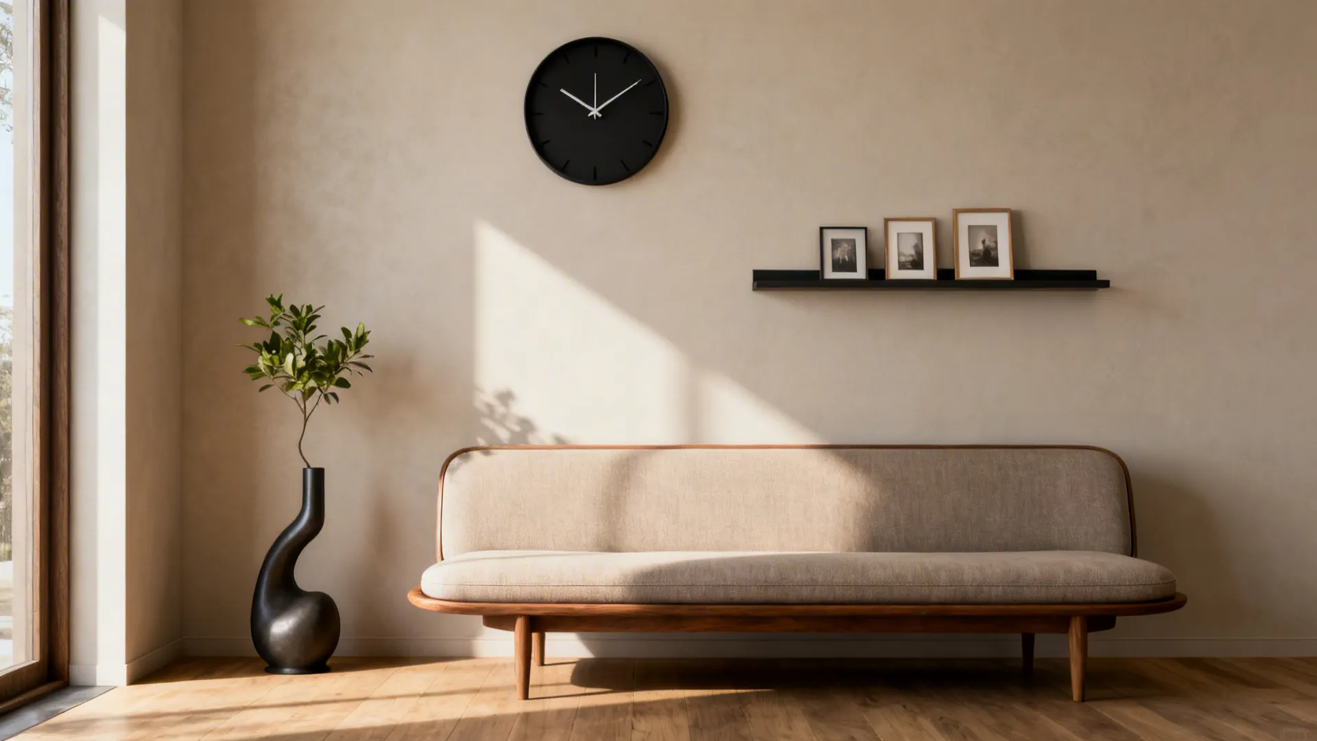 5 Black Wall Clock Ideas for Living Rooms