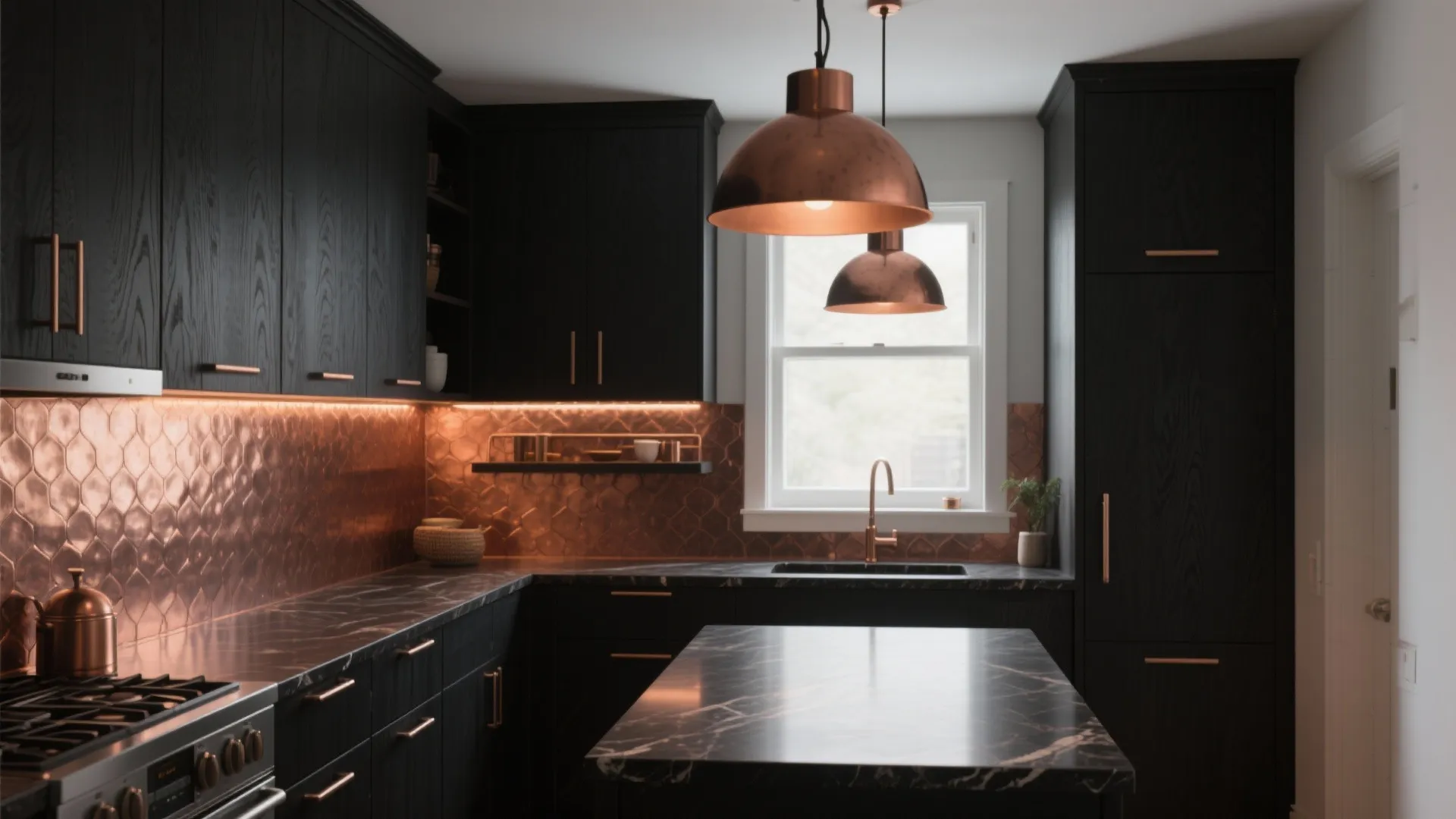 Black Kitchen with Copper: 5 Inspiring Ideas