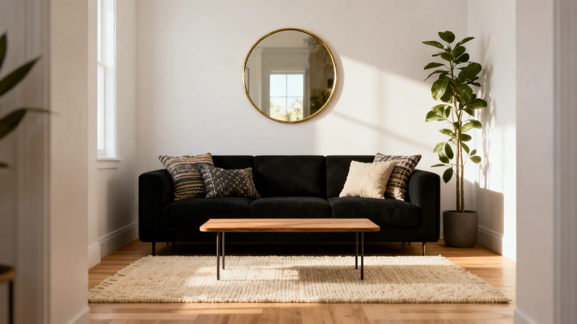5 Bold Living Room Ideas with a Black Couch: Creative small-space solutions and styling tips to make a black sofa shine