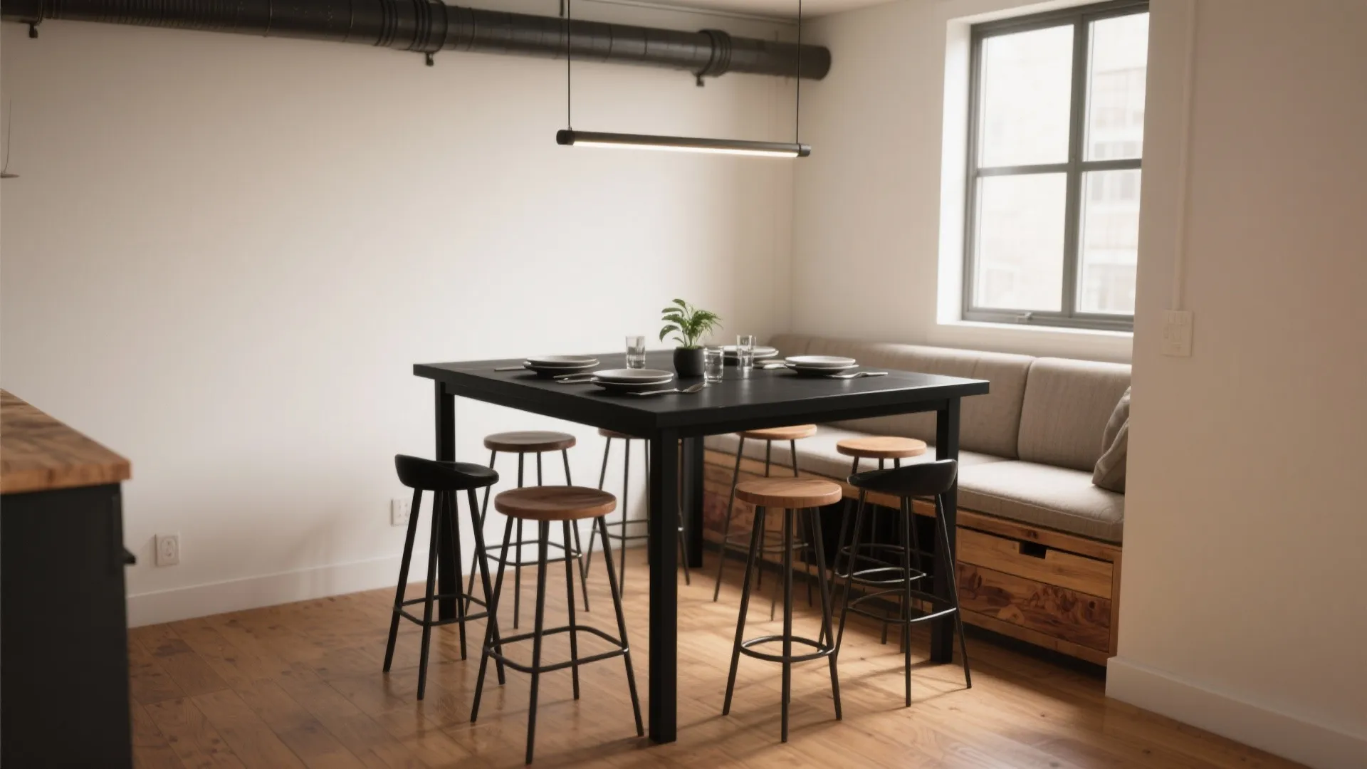 Black Counter Height Dining Sets: 5 Small-Space Inspirations: How to style a black counter height dining room set in compact homes with smart layouts and practical tips