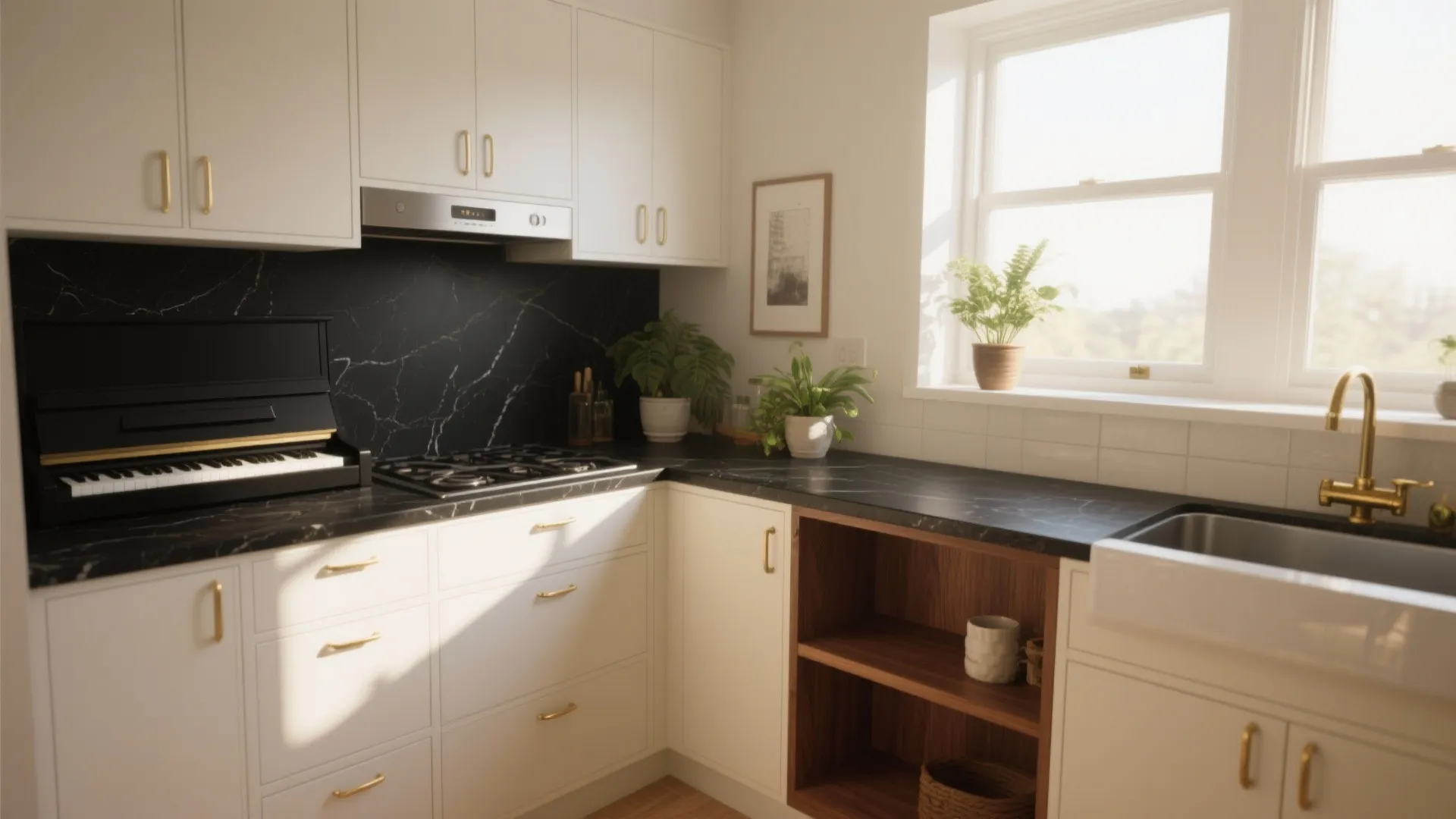 5 Kitchen Color Ideas with Black Countertops: Creative, practical color palettes and tips for styling black countertops in small and mid-size kitchens