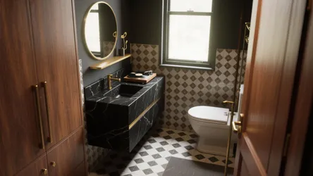 5 Bold Ideas for Bathroom Vanity with Black Countertop