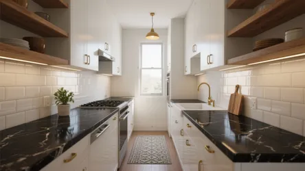 5 Bold Ideas for Kitchens with Black Countertops & White Cabinets