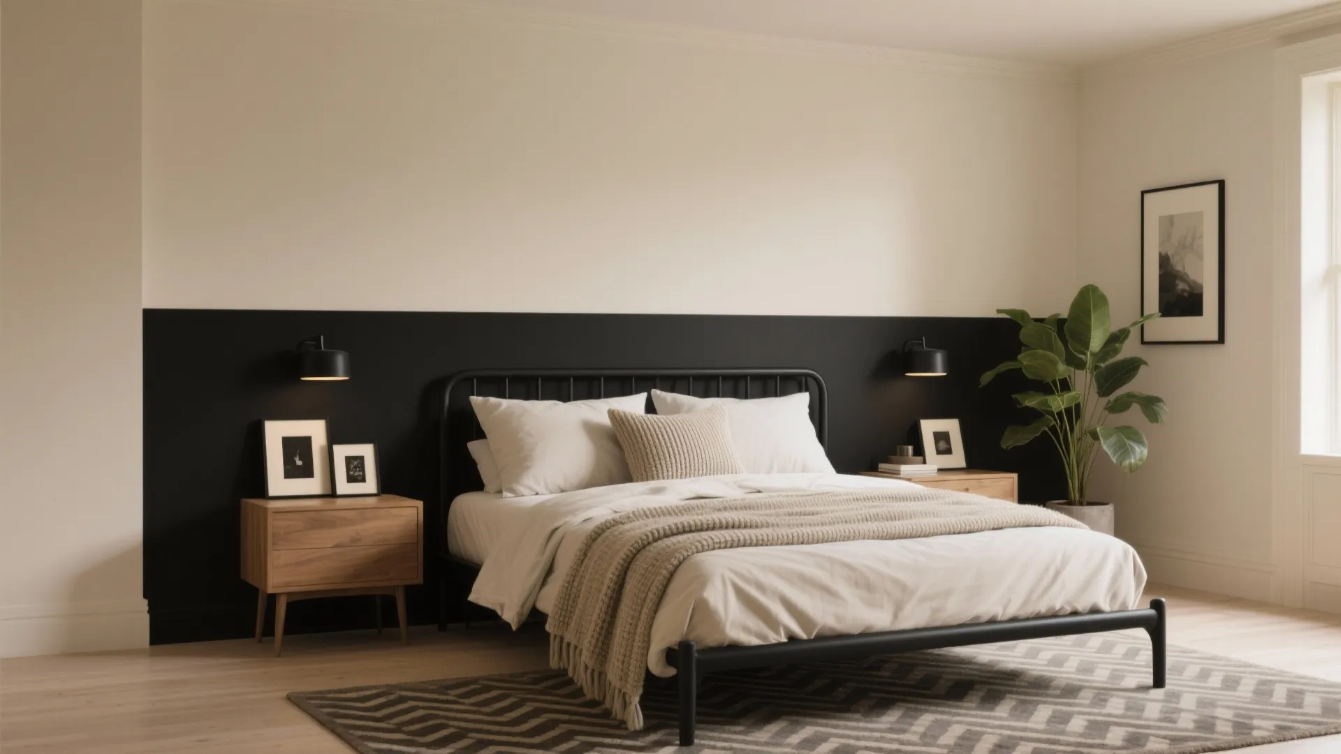 5 Black and Cream Bedroom Decorating Ideas: A senior designer’s cozy, high-contrast tricks for bedrooms big and small