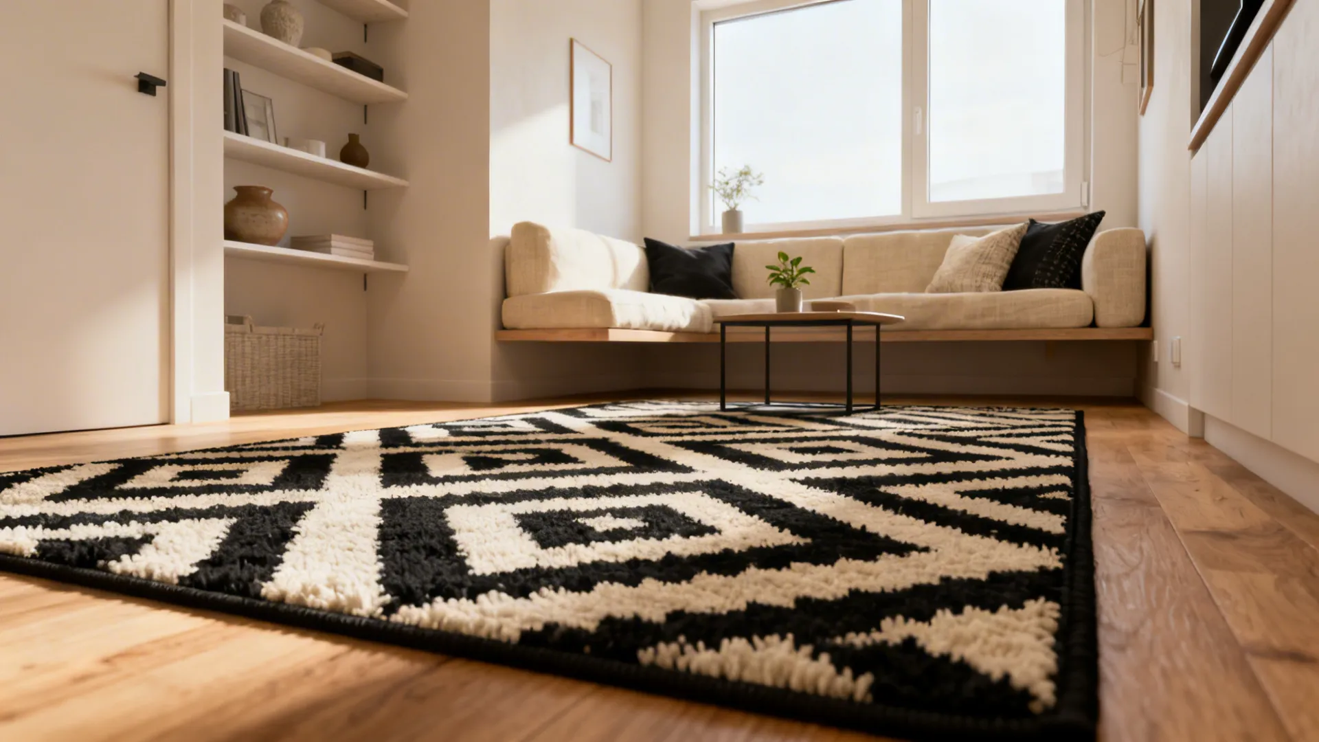 5 Black and Cream Rug Ideas