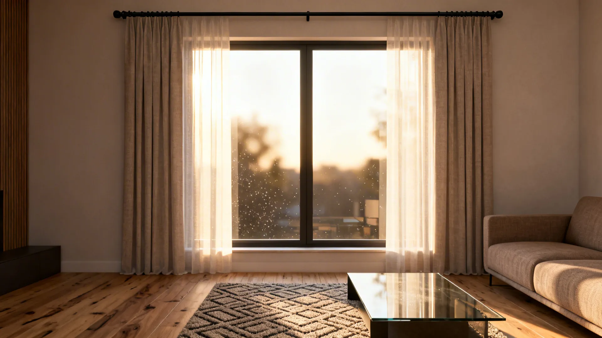 5 Black Curtain Rod Ideas for Living Rooms