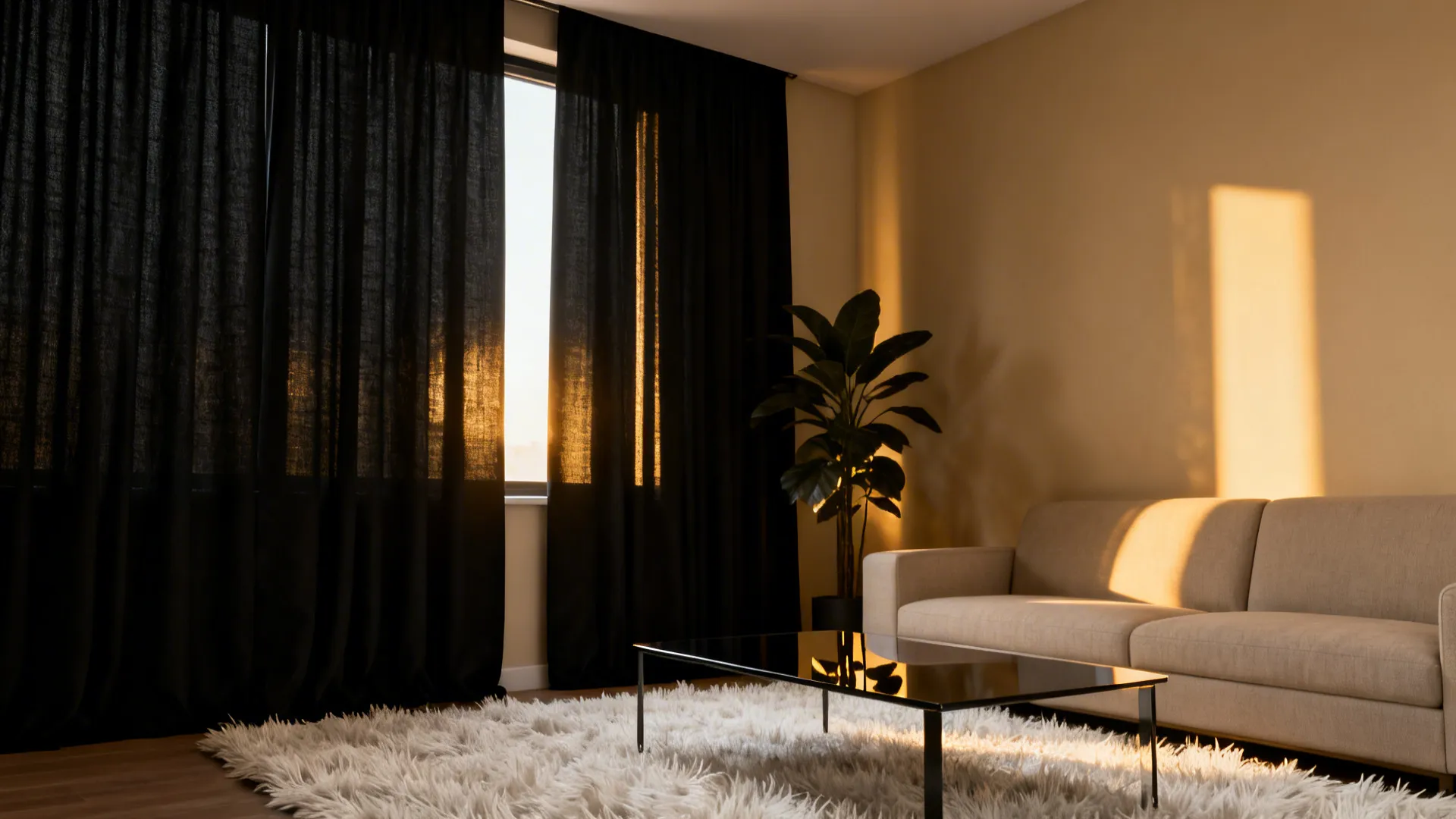5 Black Curtain Ideas for Small Living Rooms