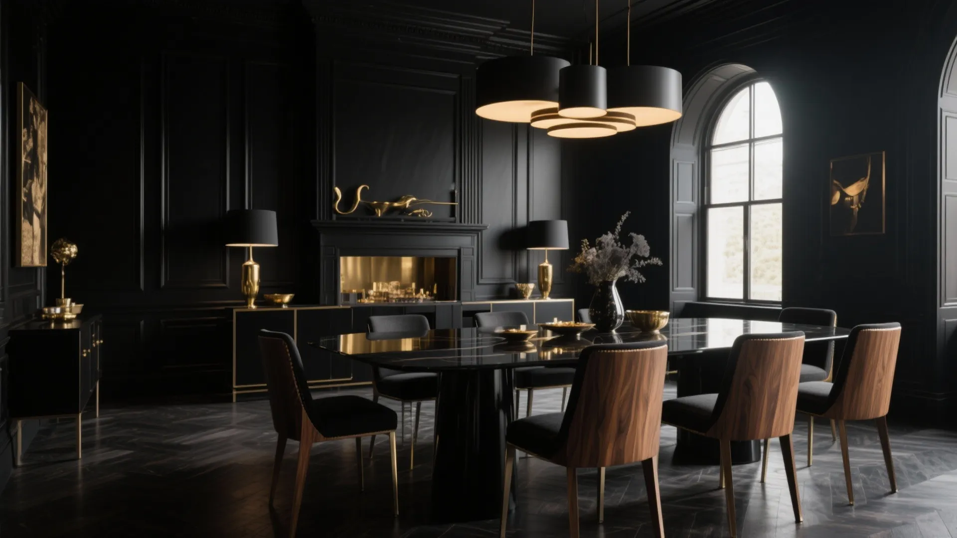 10 Black Dining Room Ideas That Wow: Personal tips to style a black dining room without making it feel too dark