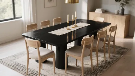 Black Painted Dining Table: 5 Stylish Ideas