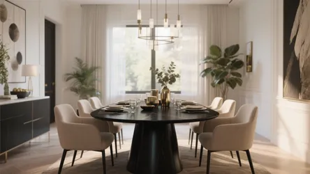 10 Black Dining Table Decor Ideas