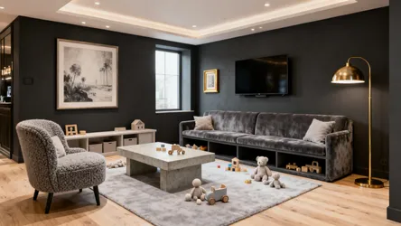 5 Modern Black & Grey Living Room Ideas