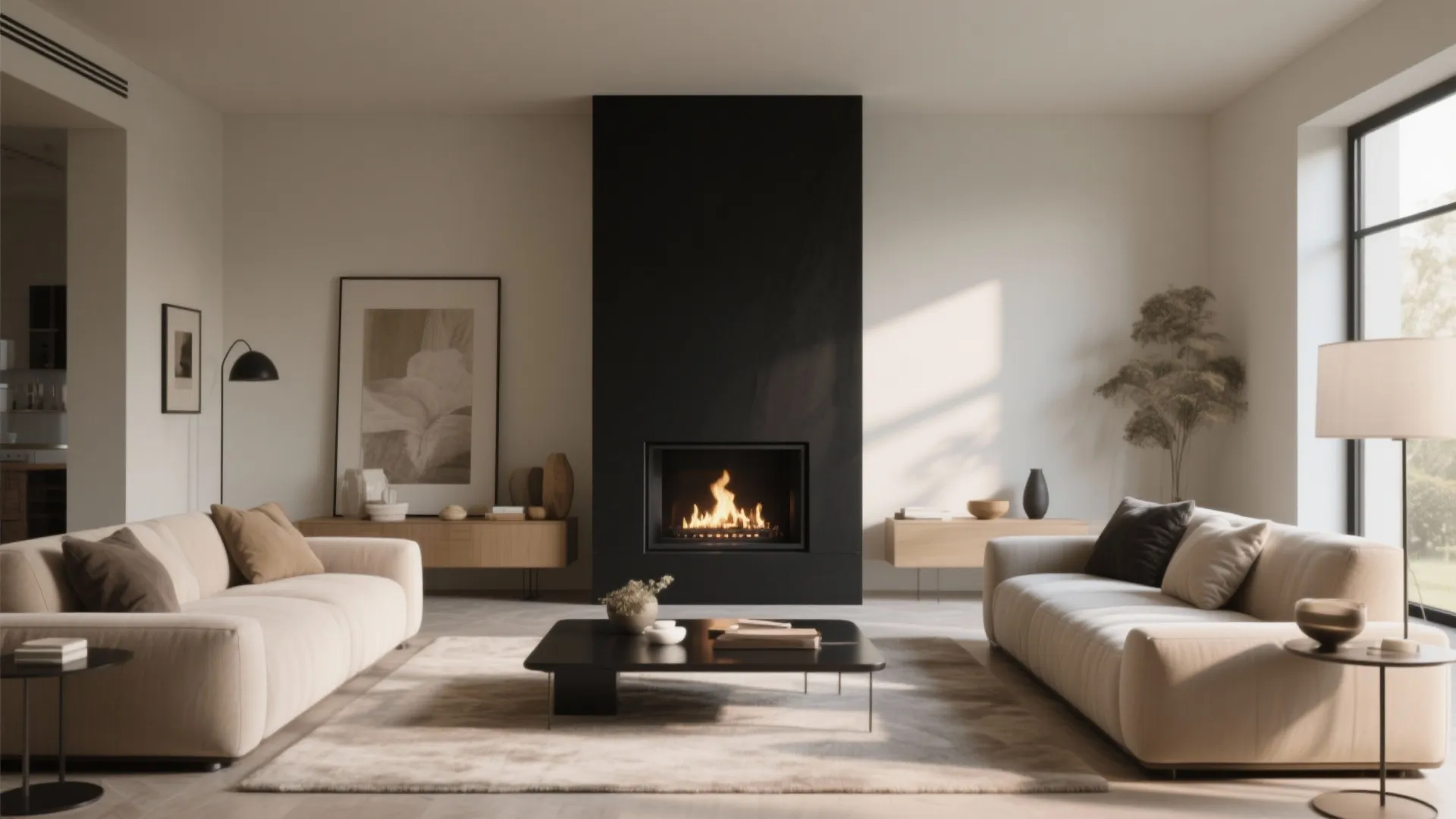 10 Black Fireplace Living Room Ideas: Designing a Stylish Living Room Around a Black Fireplace — 10 Expert Ideas