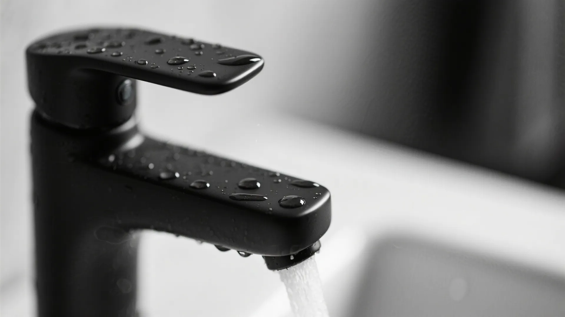 6. Minimalist Black Fixtures