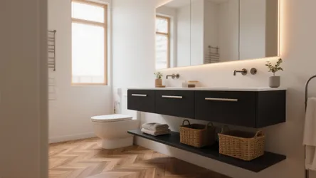 Black Floating Bathroom Vanity: 5 Smart Small-Space Ideas