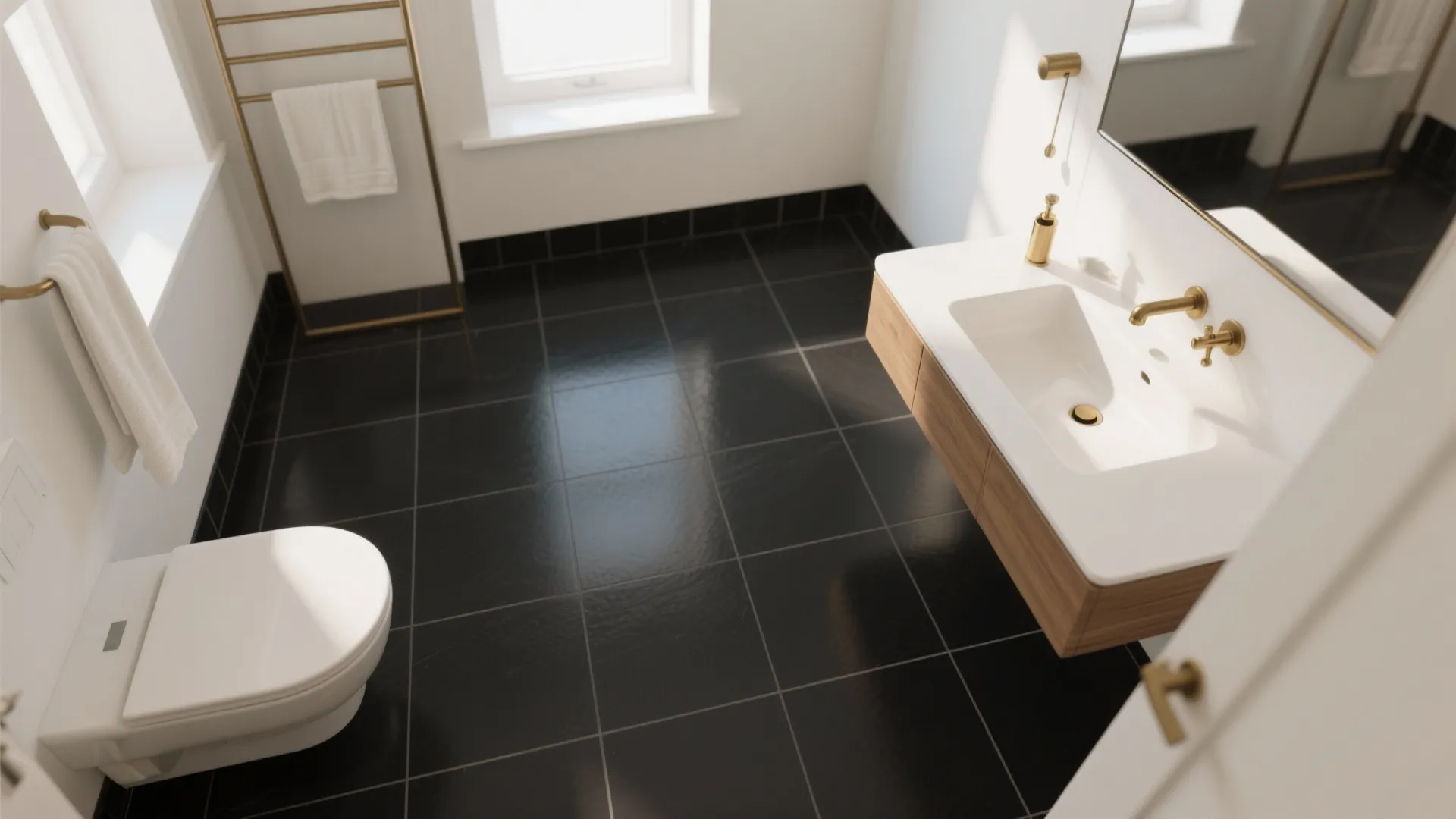 Black Bathroom Floor Tiles: 5 Smart Ideas: Designer-tested ways to make small bathrooms feel bold, safe, and easy to live with