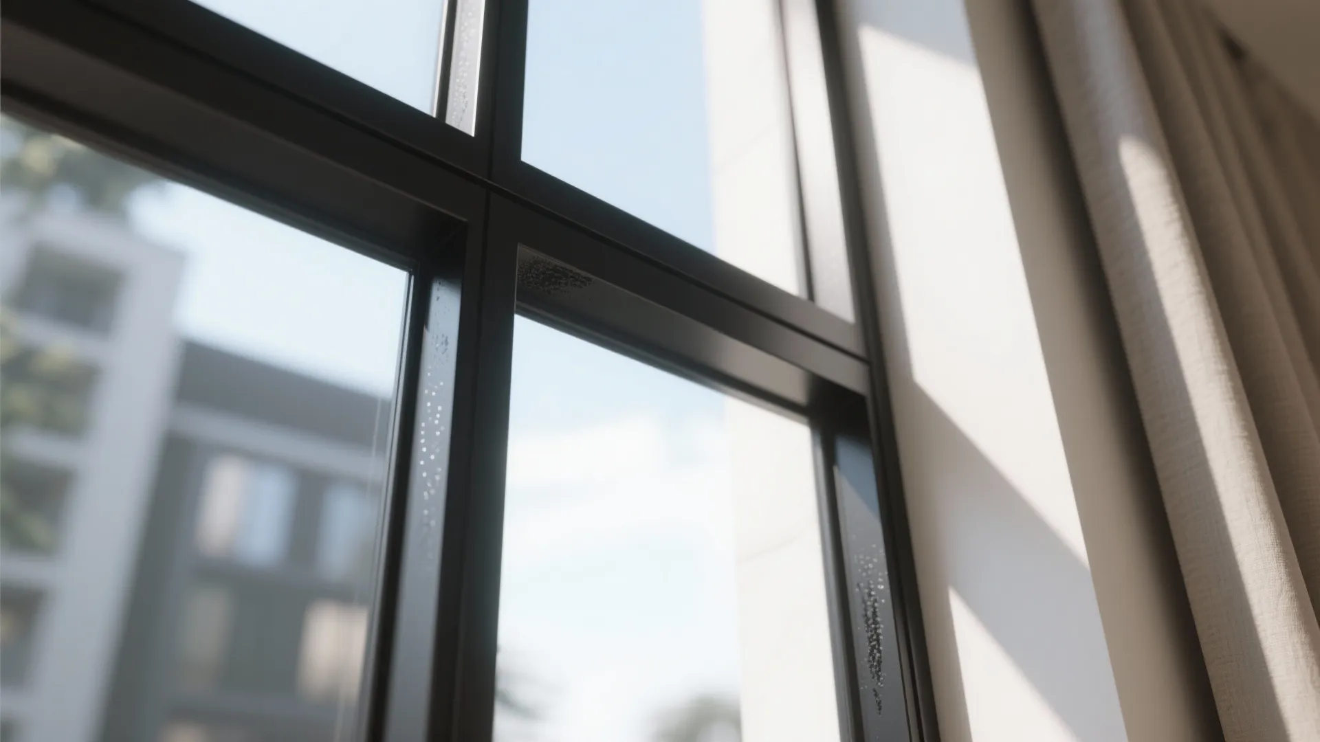 4. Slim metal frames and black outlines