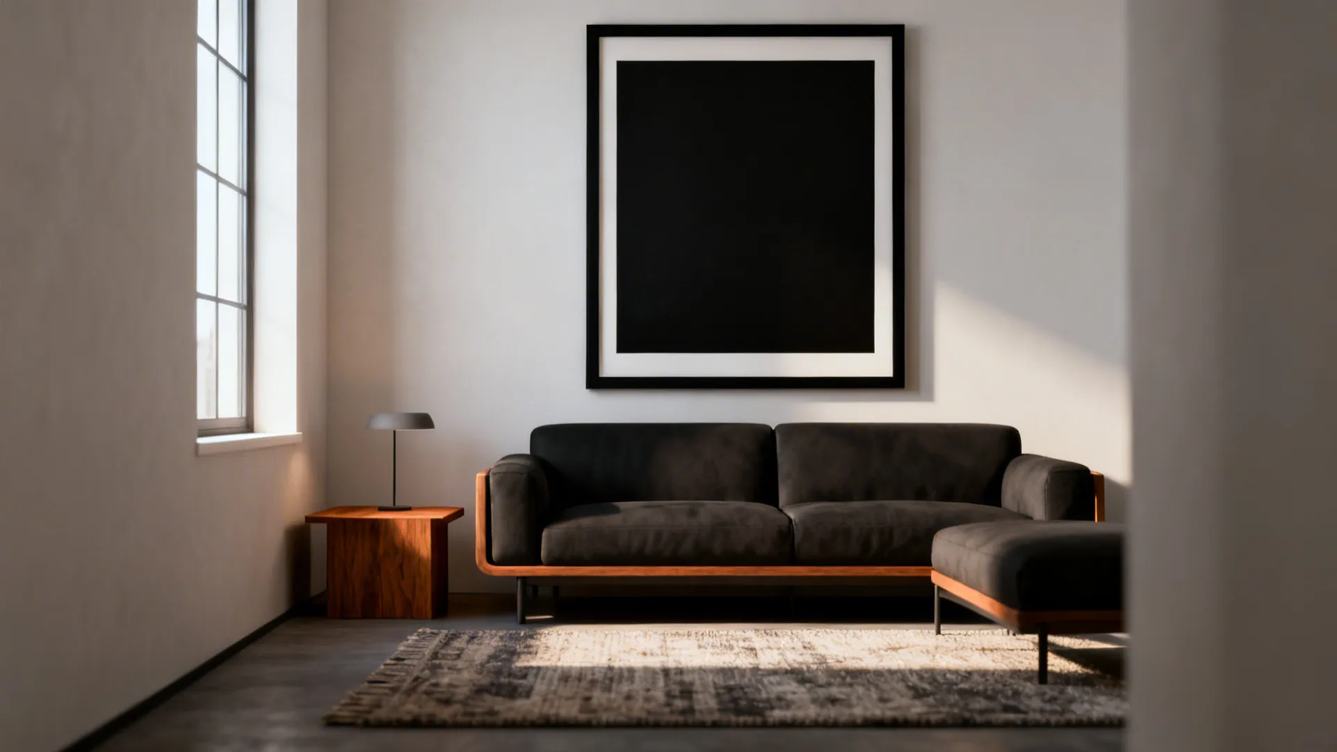5 Black-Framed Wall Art Ideas for Living Rooms