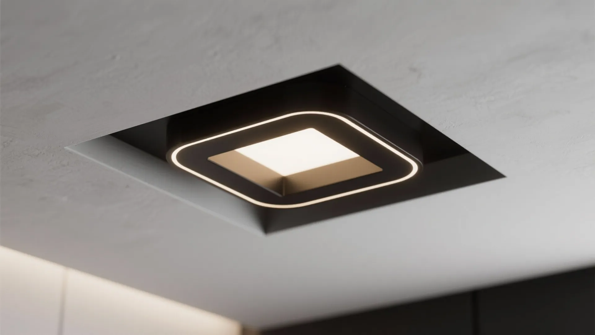 9. Integrated Lighting in Black Frames