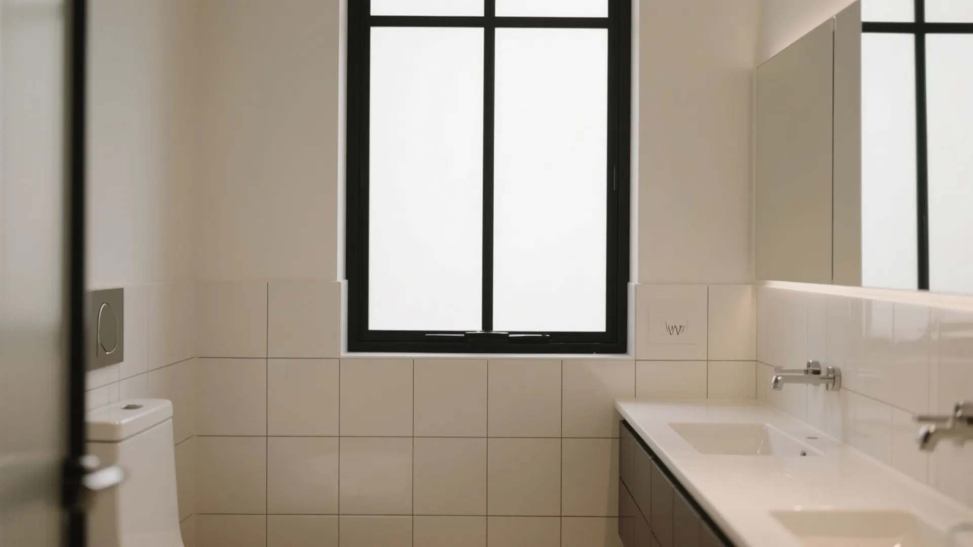 Black-Framed Windows and Tiled Returns for a Boutique Look