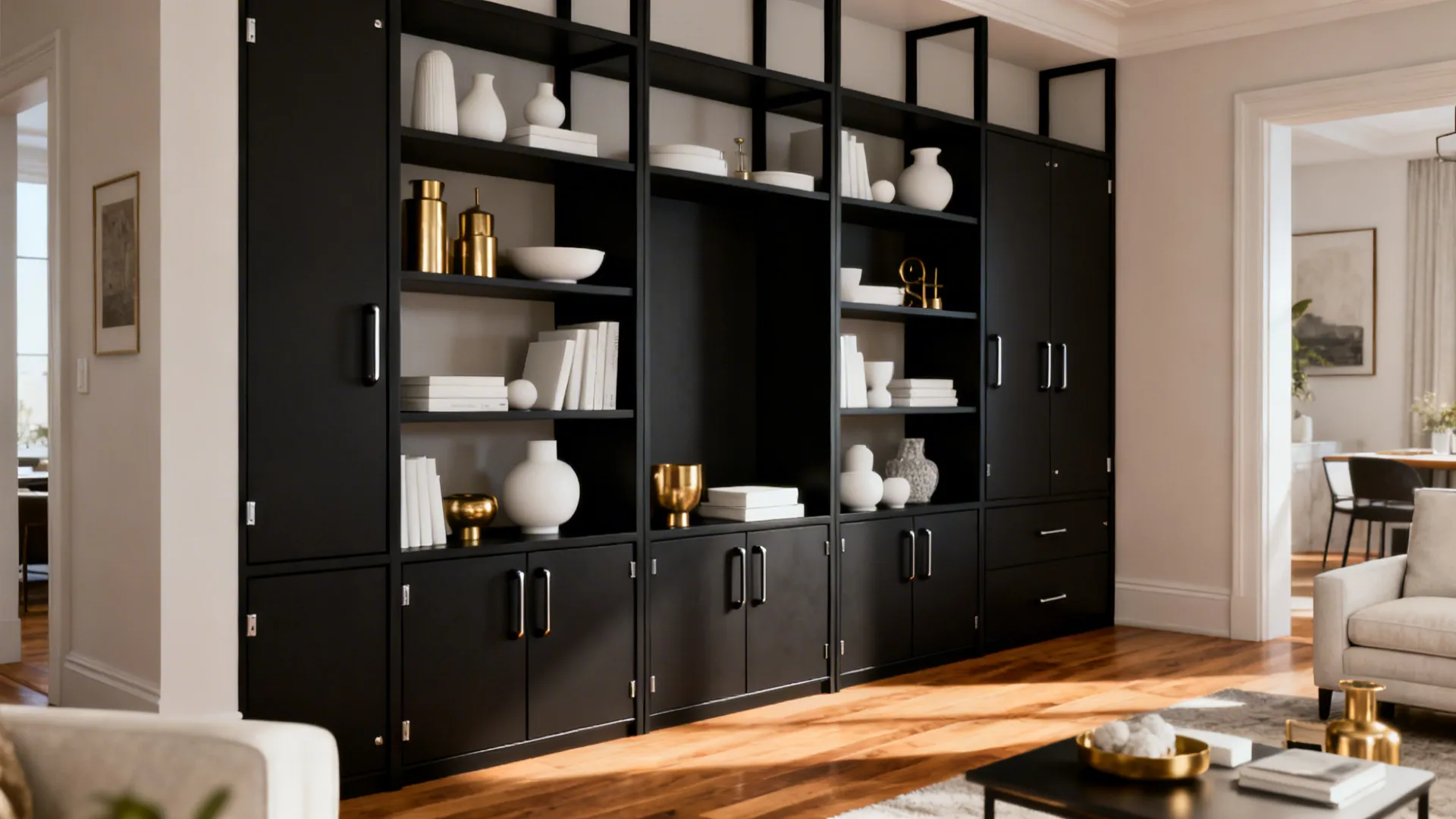 5. Smart Storage in Black Frames