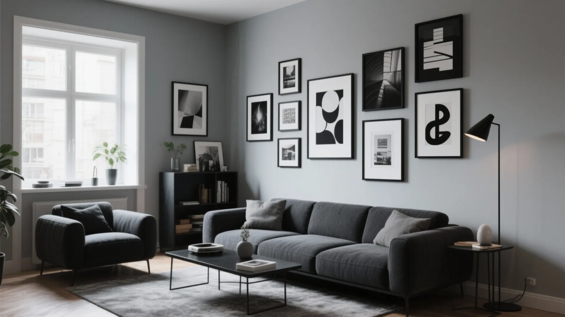 7. Black Framed Artwork