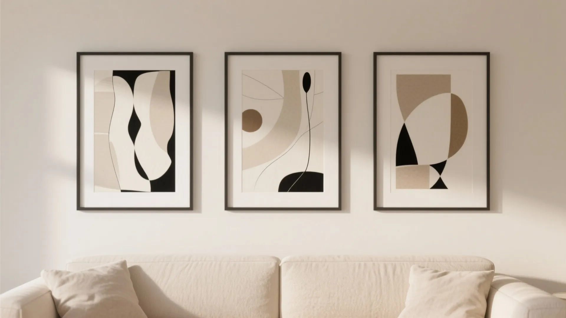 8. Art with Black Frames
