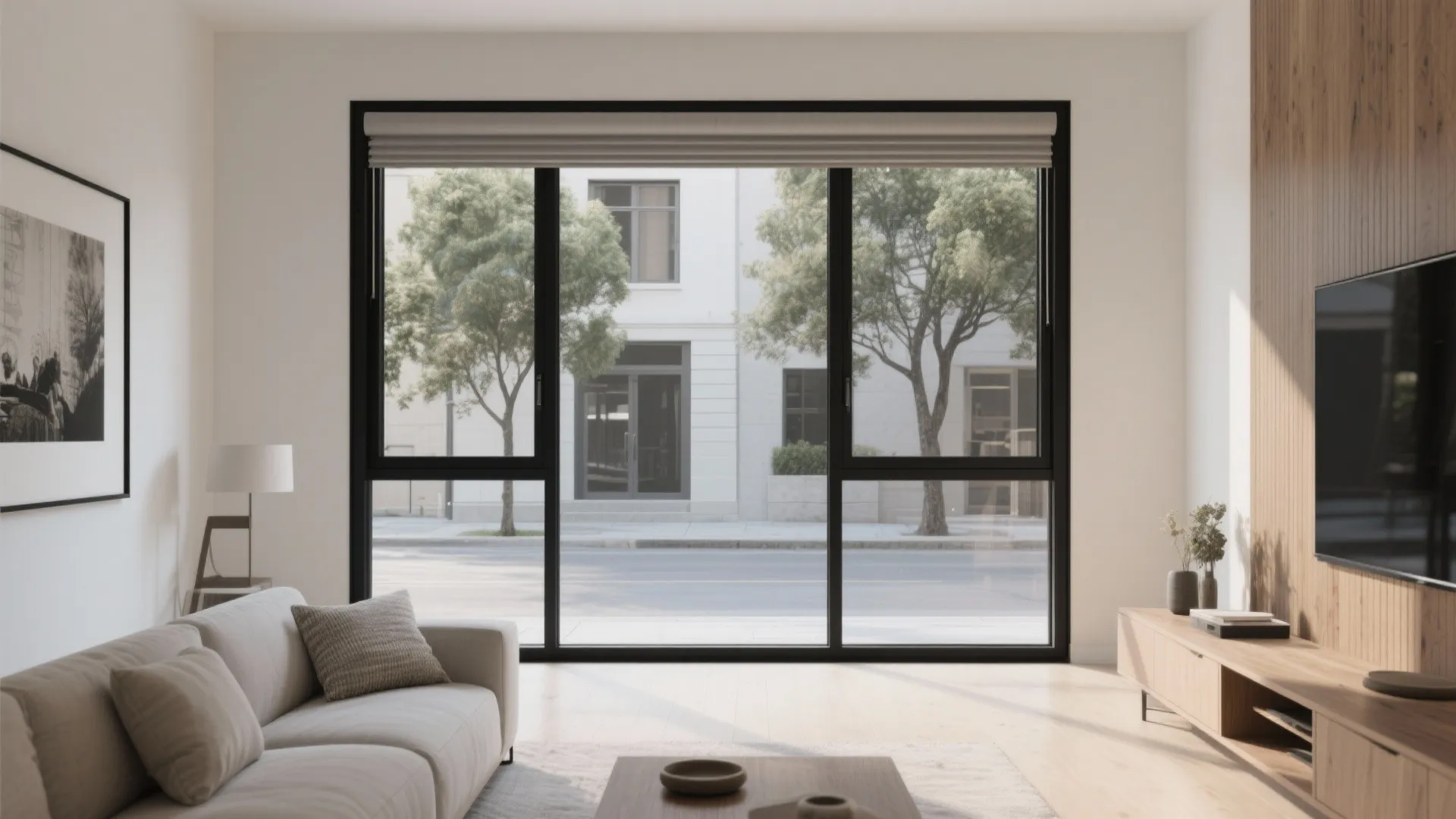 Lean black frames to sharpen the view