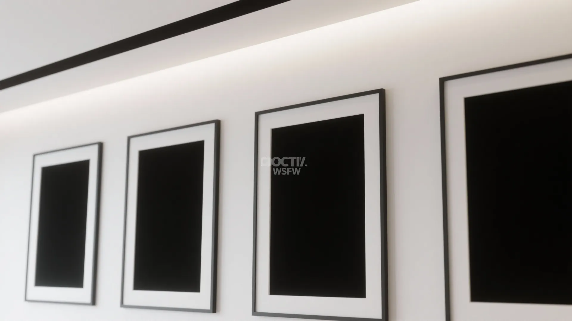 4. Strategic black framing