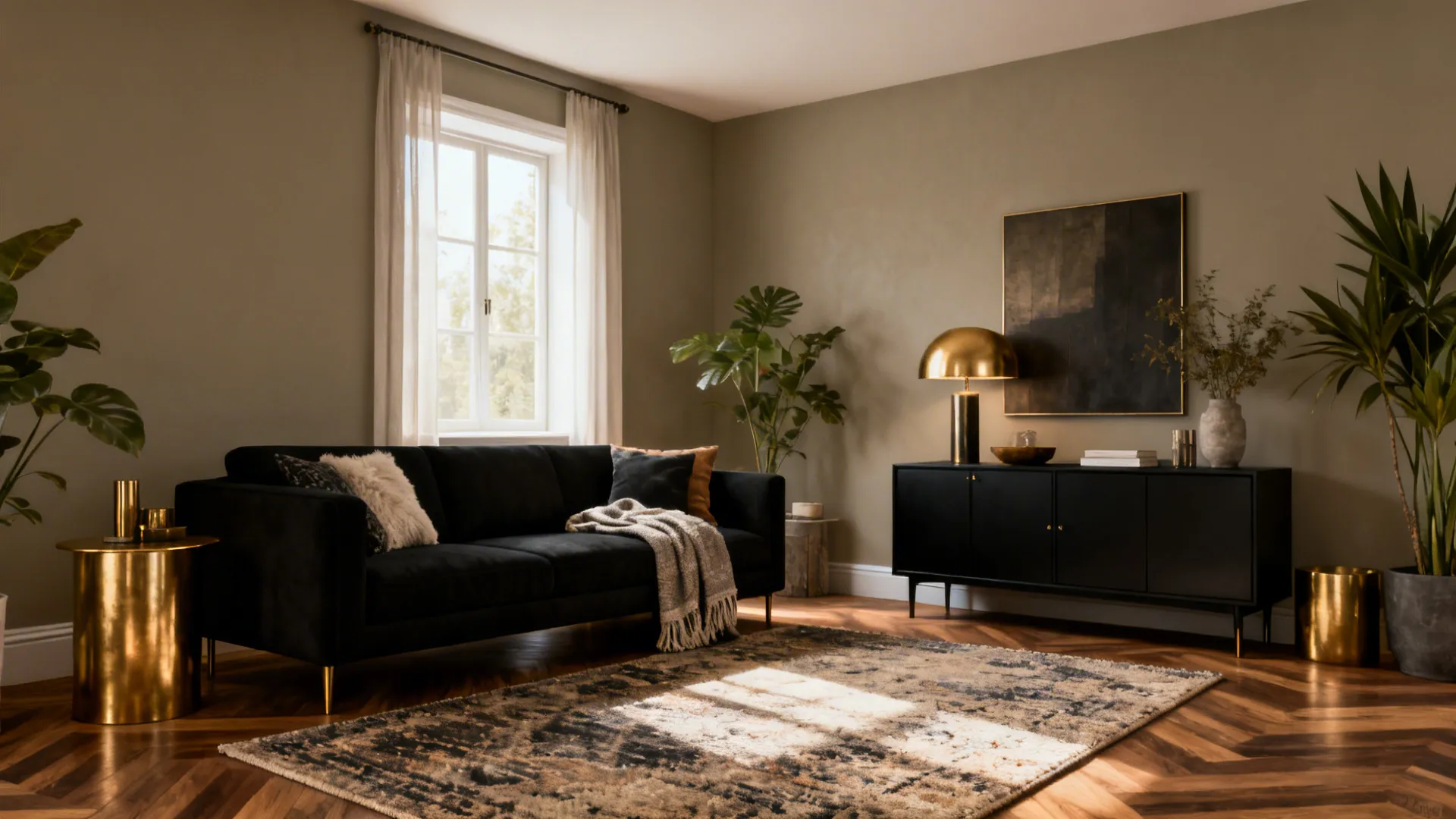 5 Living Room Color Ideas for Black Furniture