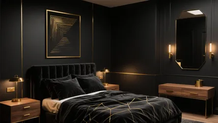 Black and Gold Bedroom Decor: 5 Bold Ideas