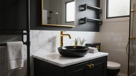 Black & Gold Bathroom Faucet Ideas (5 Inspo)