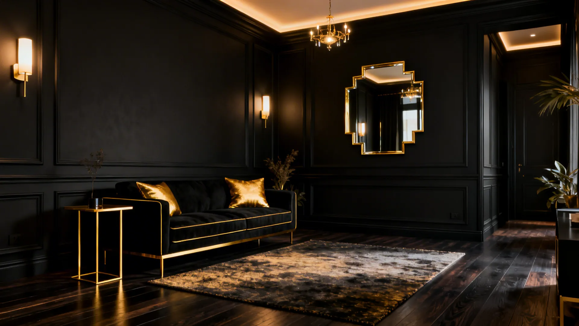 Black & Gold Living Room Ideas — 5 Chic Inspirations