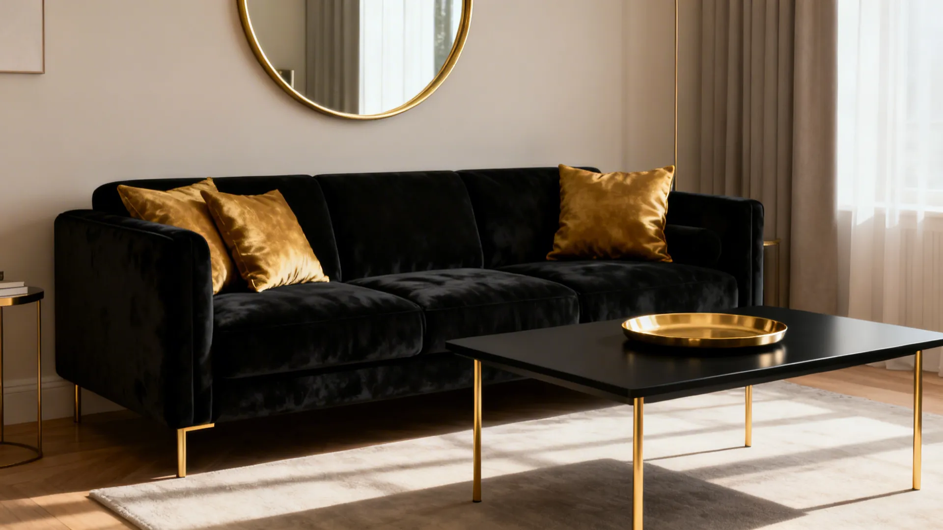 Black & Gold Living Room Ideas: 5 Chic Accessories