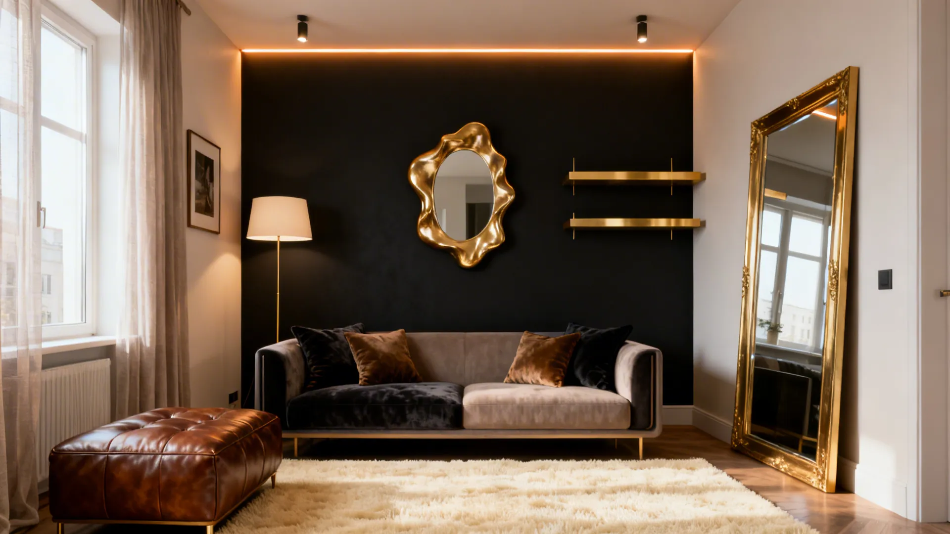 Black and Gold Living Room Ideas: 5 Luxe Inspirations: How to style a small or large living room with black and gold accents — practical tips from a decade of design