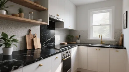 Black Granite Kitchen Counters: 5 Bold Ideas