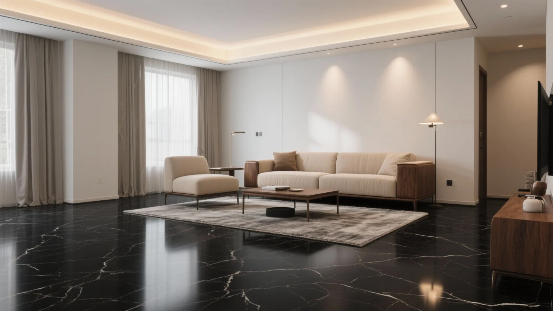 Black Granite Flooring Designs for Living Room: Elevate Your Space: Fast-Track Guide to Modern & Timeless Living Room Flooring
