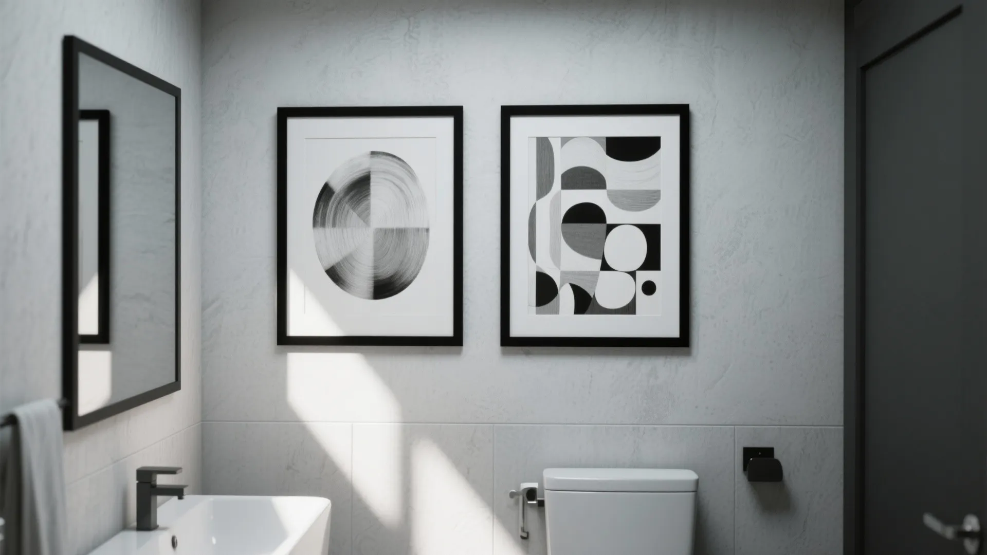 Tip 4: Frame Artwork in Black and Gray