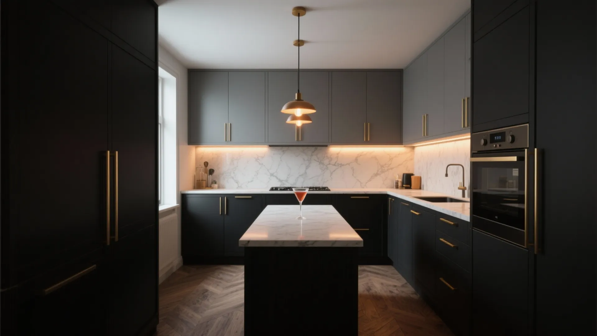 Black & Gray Kitchen Cabinets: 5 Small-Space Ideas: How I use black and gray cabinetry to make compact kitchens feel luxe, cozy, and highly functional