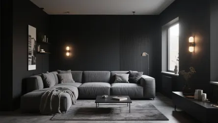 10 Black and Gray Living Room Ideas