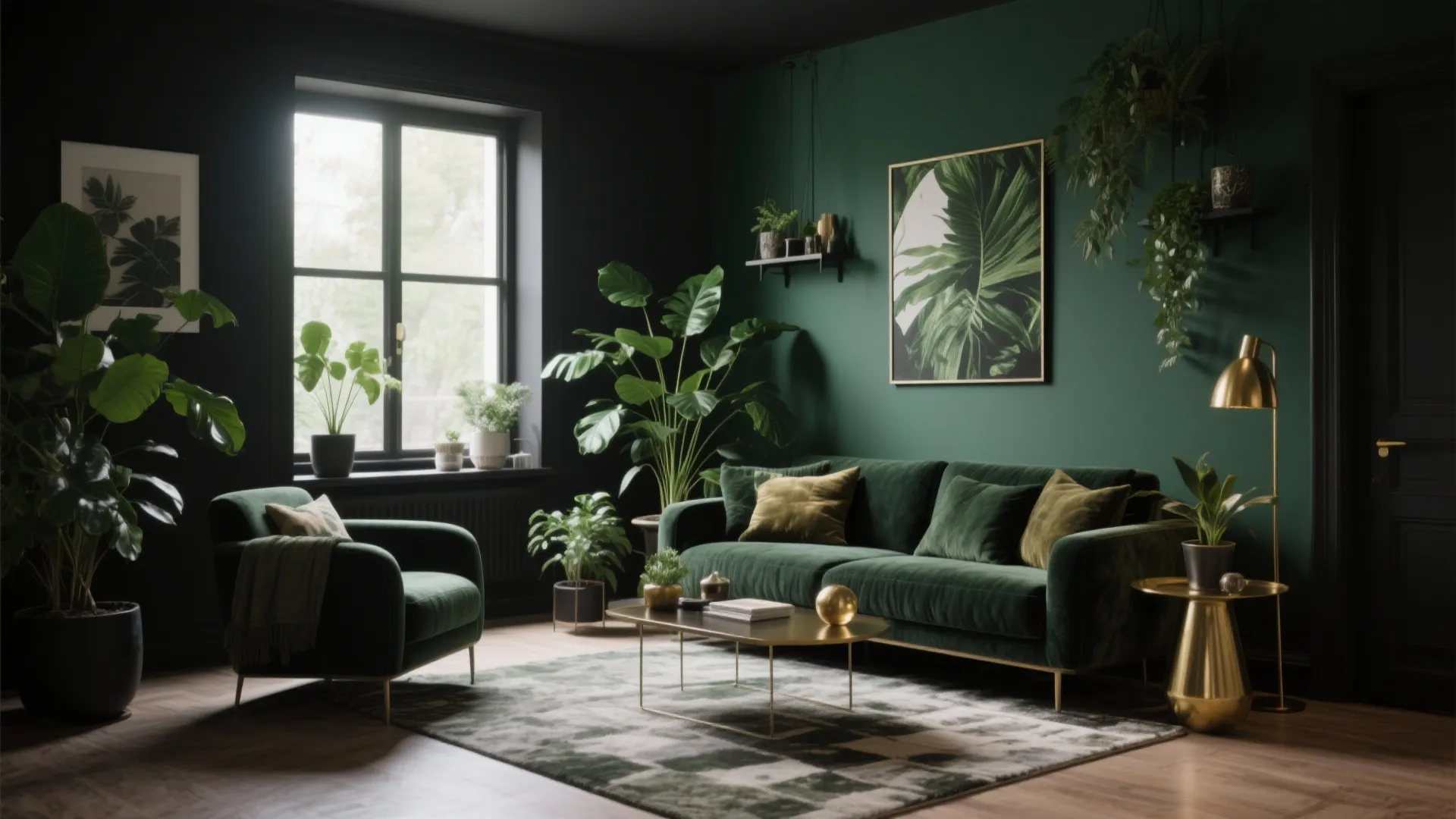 10 Black Green Living Room Ideas: Blending Sophistication and Nature – My Top 10 Black and Green Living Room Inspirations