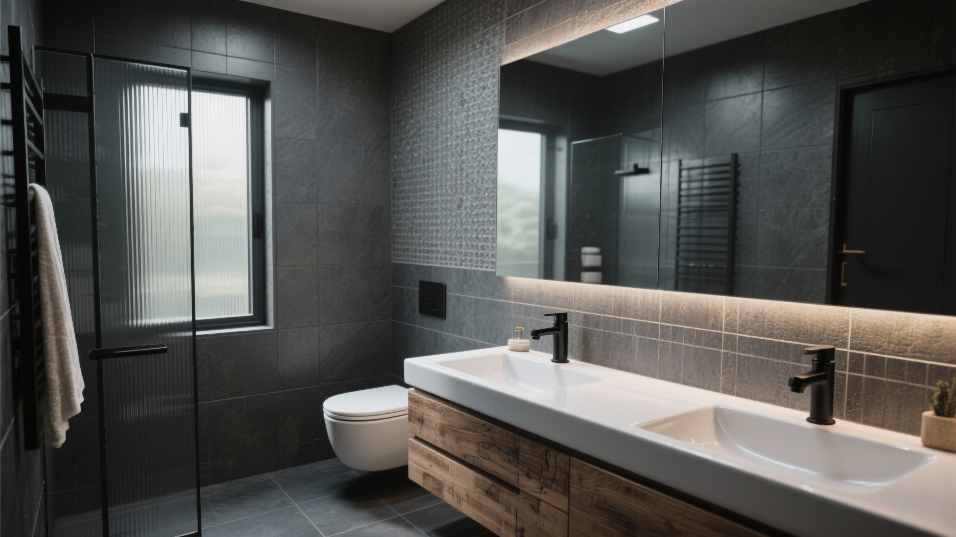 10 Black and Grey Bathroom Decor Ideas