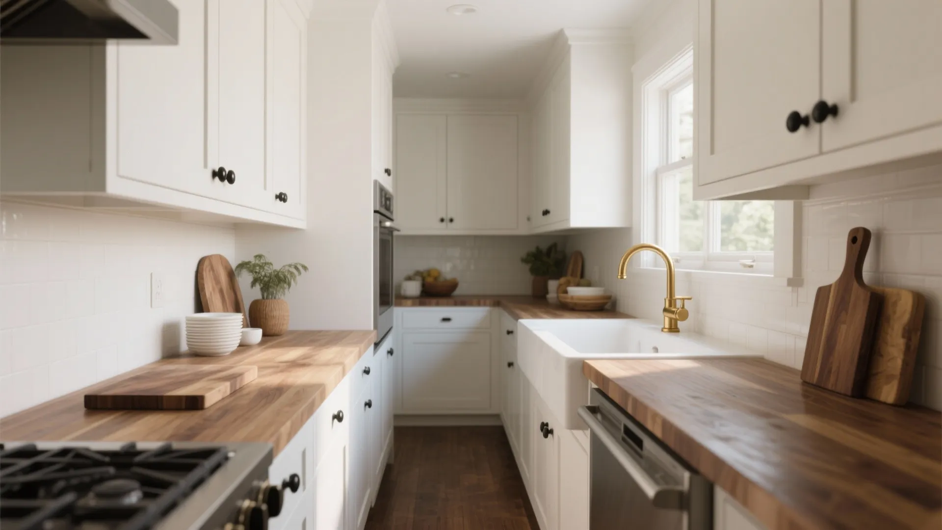 5 Black Hardware Kitchen Ideas: Small kitchen, bold details: 5 ways to use black hardware for big impact