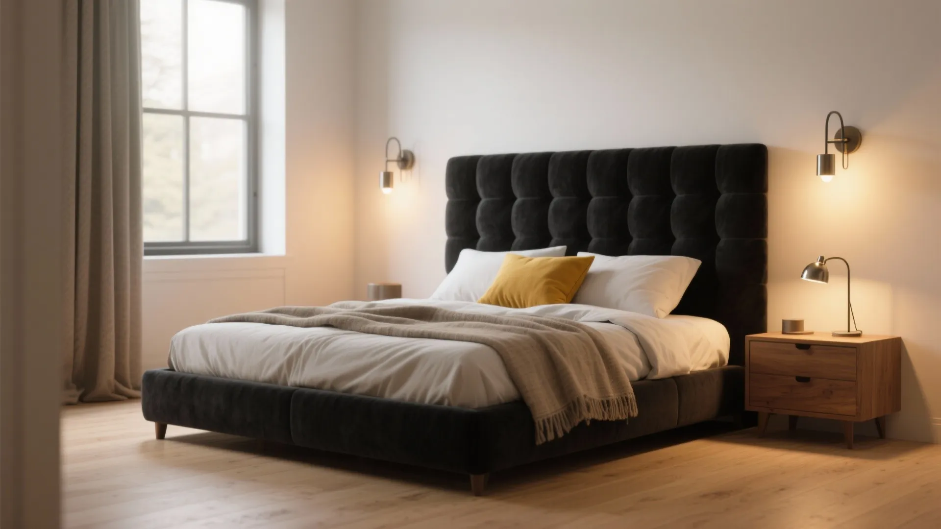 5 Black Headboard Bedroom Ideas: Creative small-space solutions and stylish layouts for bedrooms with black headboards