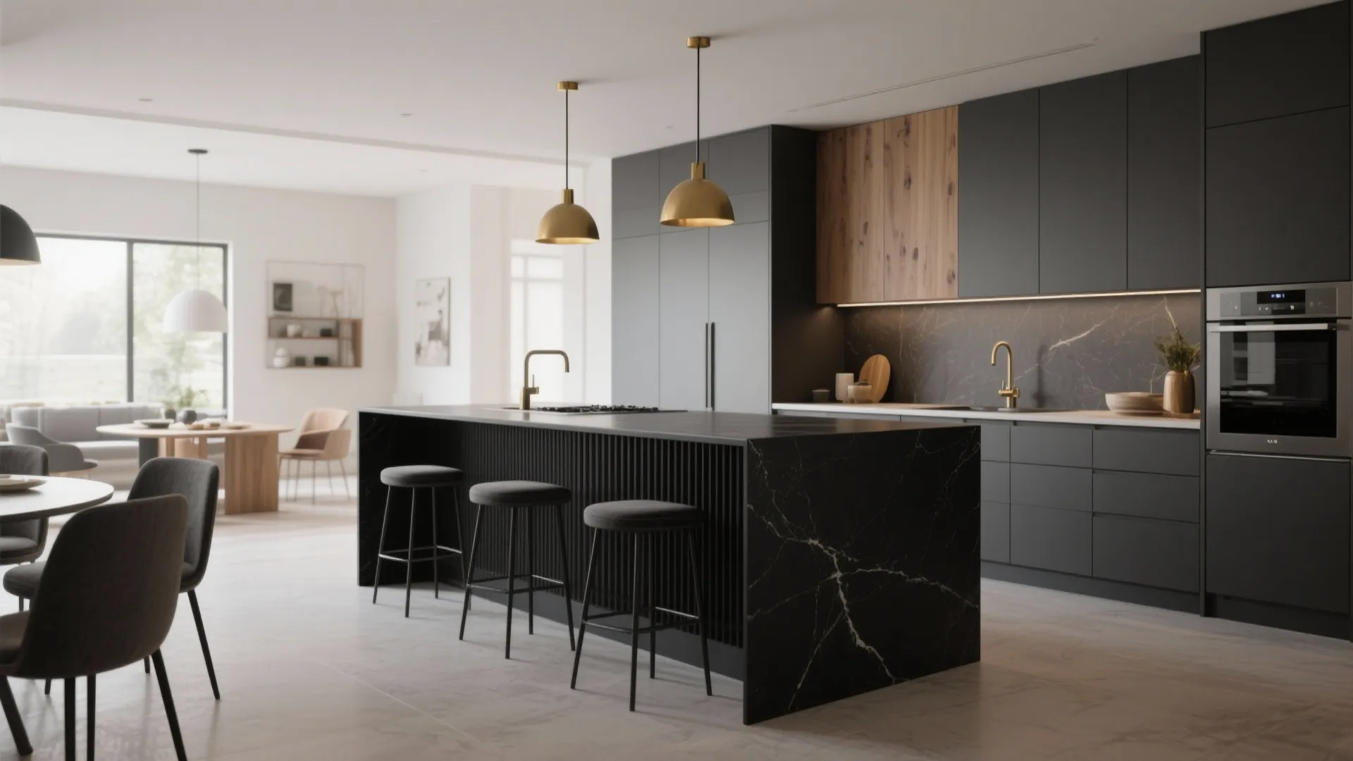 5. Statement Island: Black Island, Gray Perimeter