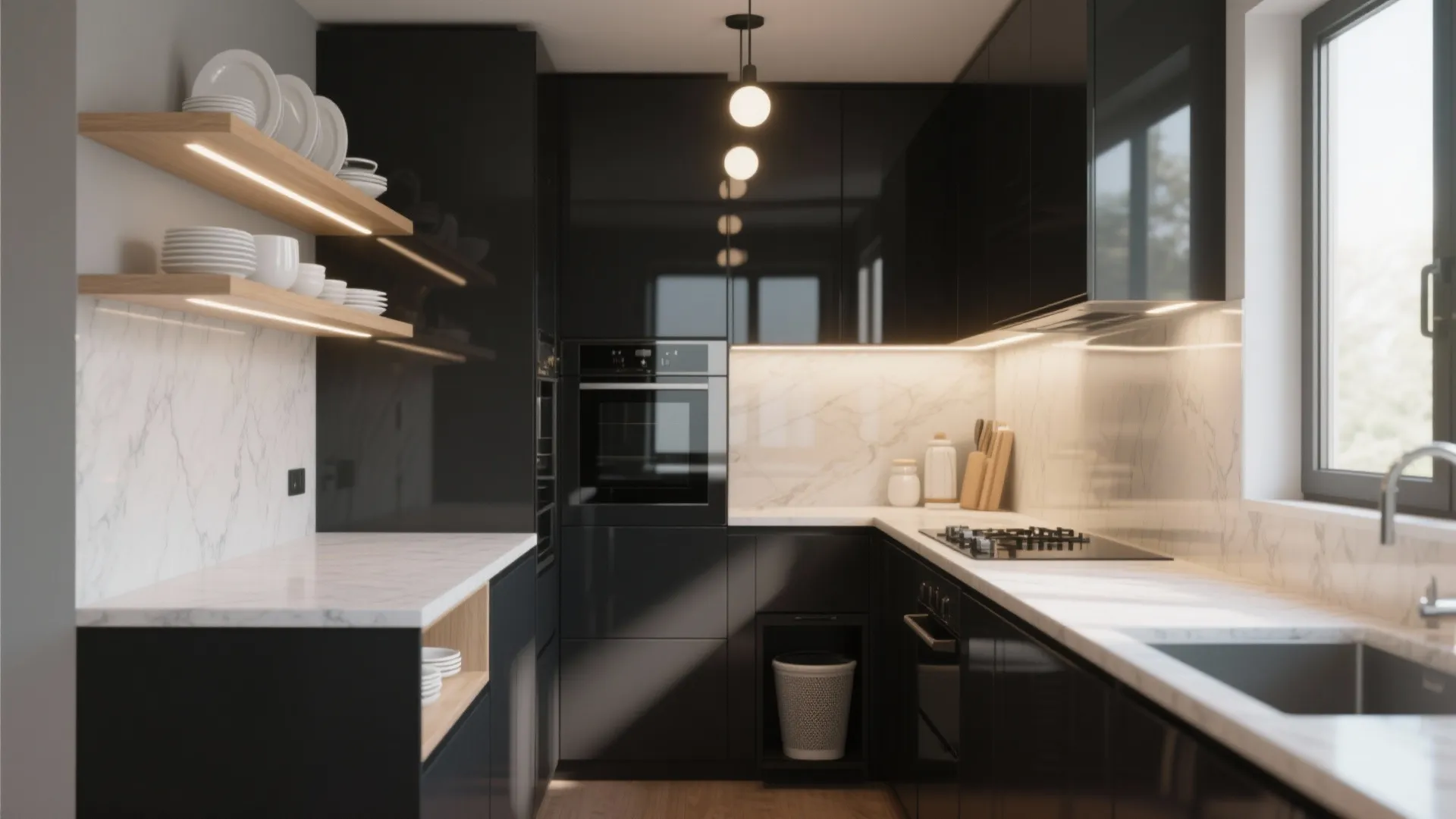 5 Clever Ideas for Black Kitchen Design: How to make a black kitchen feel big, bright, and bug-free with real-world tips from a seasoned designer