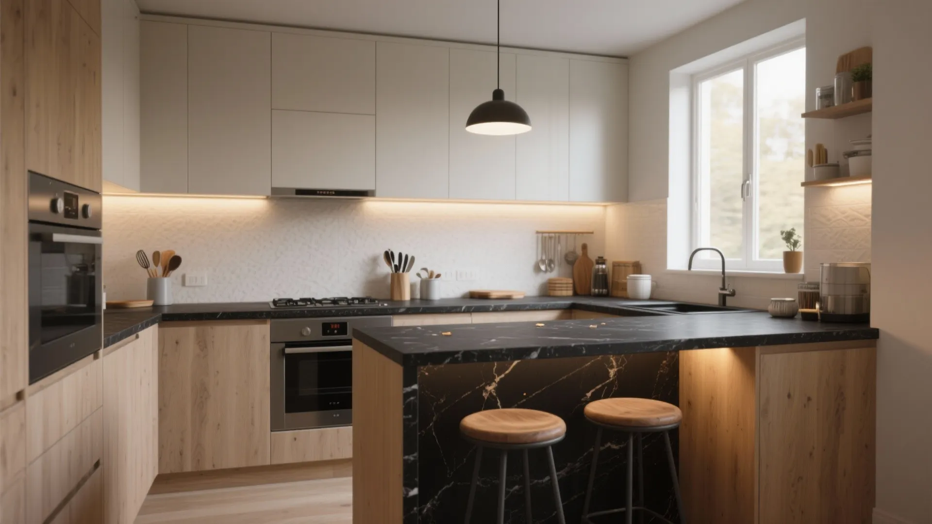 5 Black Kitchen Worktop Ideas: Bold, practical black worktop inspirations for small kitchens — from a pro interior designer