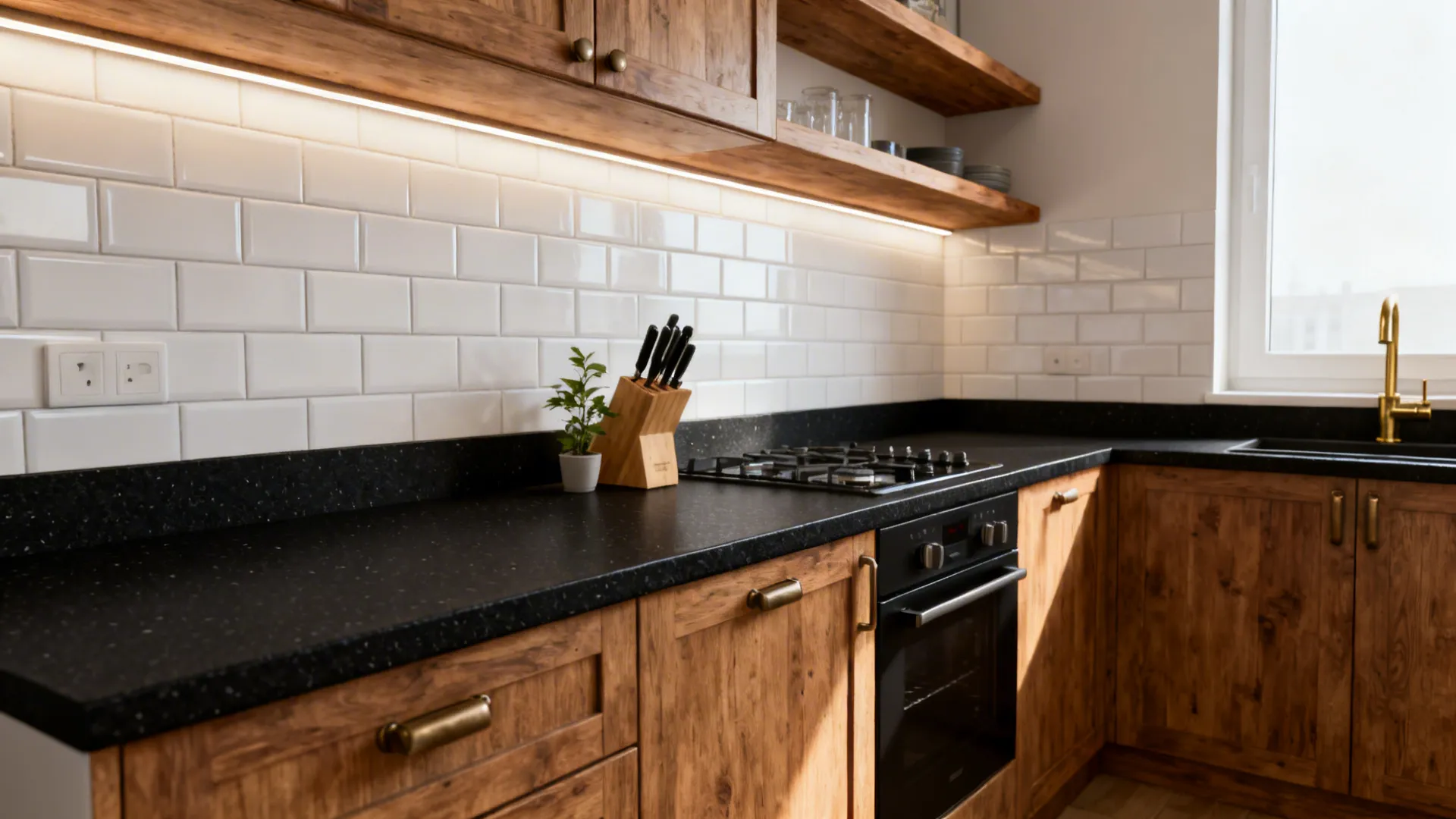 Black Countertop Kitchen Design: 5 Ideas: 5 data-backed, designer-tested ideas for small kitchens with black countertops