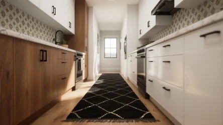 5 Black Kitchen Runner Ideas for Small Spaces